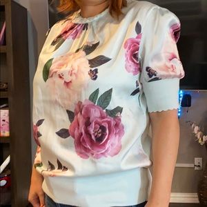 EUC Ted Baker Blouse (Ted Size 5)